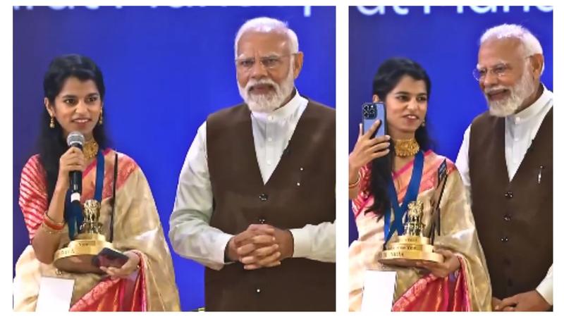 maithili thakur wid pm narendra modi