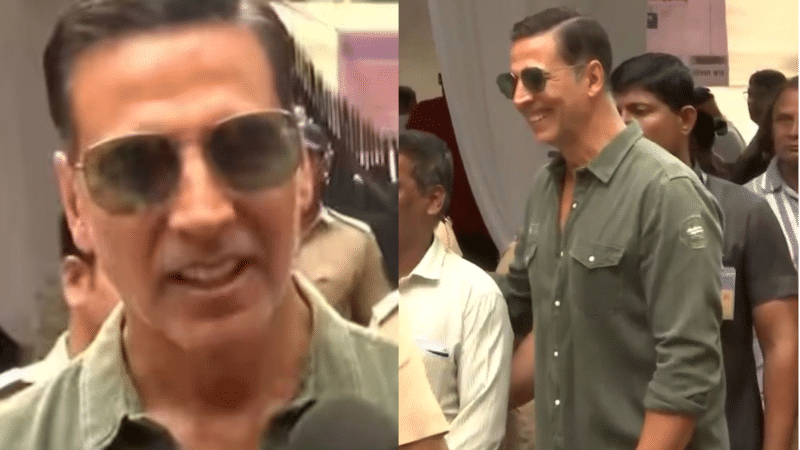 Akshay Kumar Casts Vote