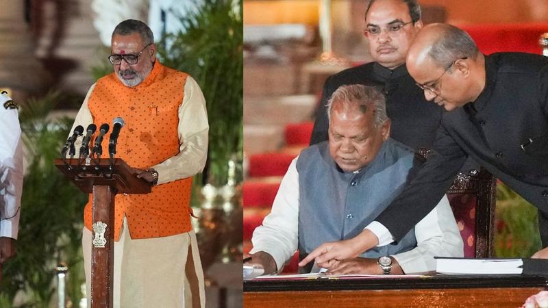 Bihar MPs took oath as ministers