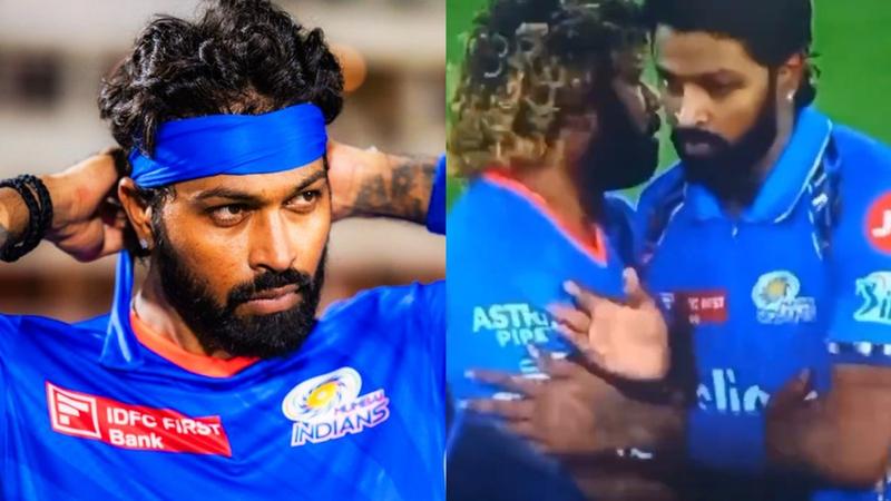 did hardik pandya kicked lasith malinga