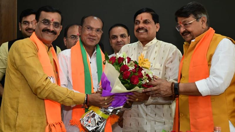 kamlesh shah joins bjp