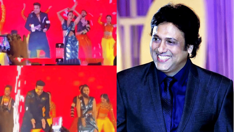 Krushna at Arti Singh Sangeet, Govinda