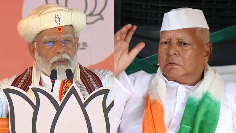 pm narendra modi, rjd lalu prasad yadav