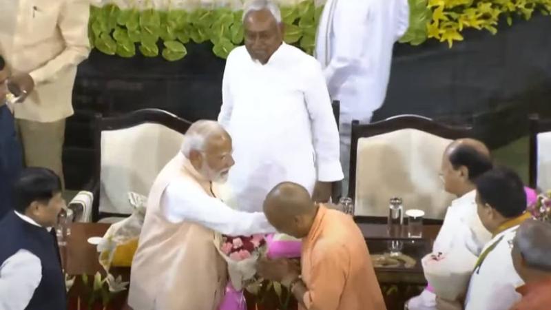 narendra modi, yogi adityanath and nitish kumar