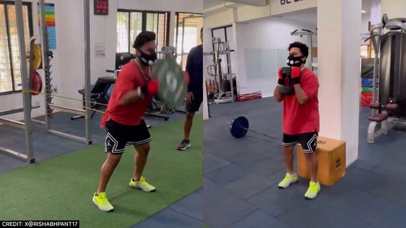 Rishabh Pant Doing Workout Ahead of IPL