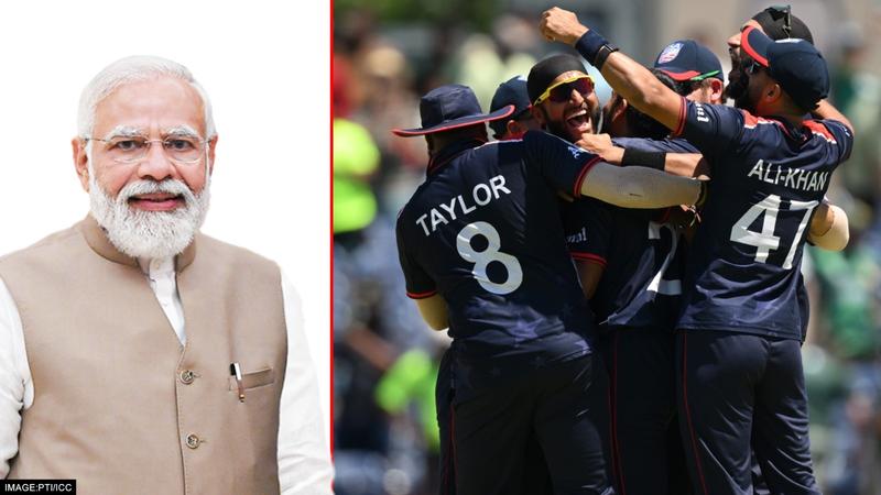 monank patel photo with pm modi viral after usa beat pakistan