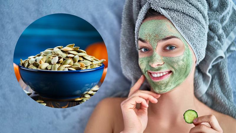 Pumpkin seeds face pack