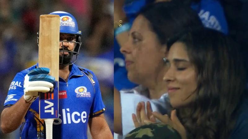 ritika sajdeh tense before rohit sharma hundred