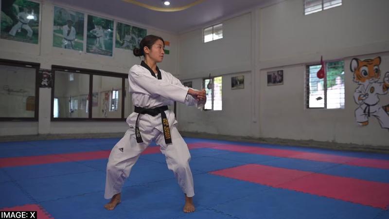 Arunachal Pradesh's Rupa Bayor became Taekwondo champion