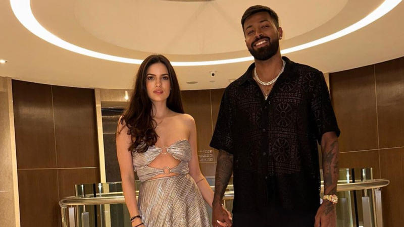 Hardik Pandya and Natasa Stankovic 