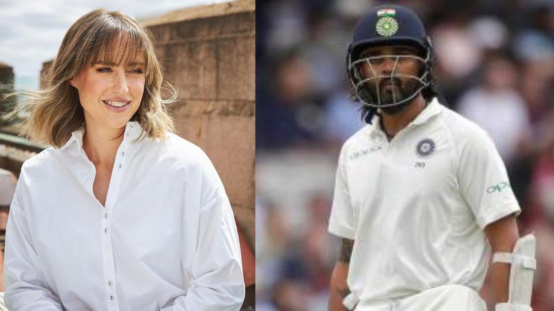 Ellyse Perry and Murali Vijay 