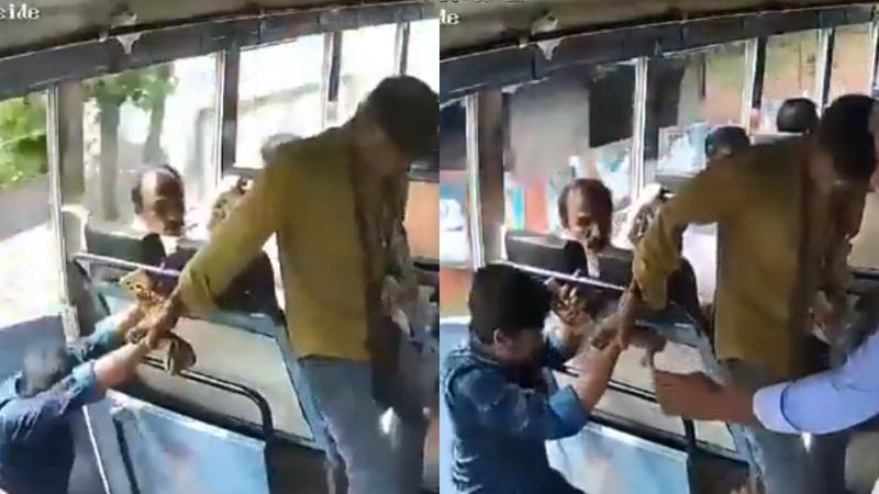 Bus Conductor saved life, Viral Video