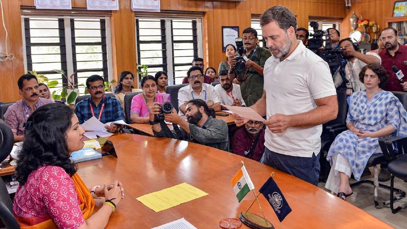 Rahul Gandhi Files Nomination