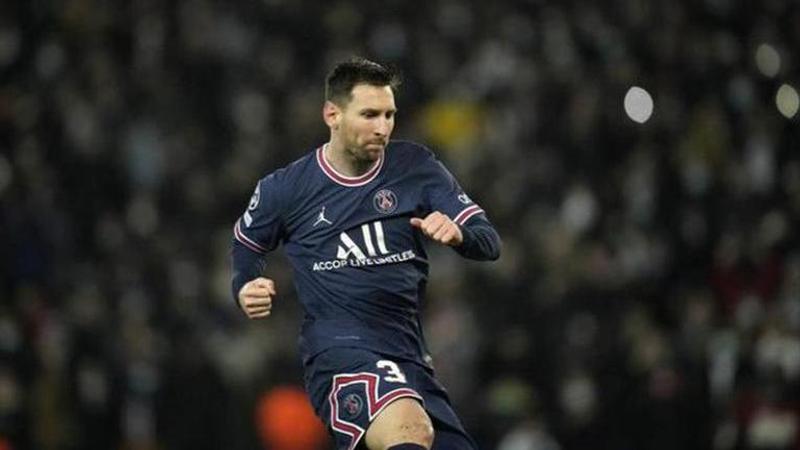 Lionel Messi in action for PSG