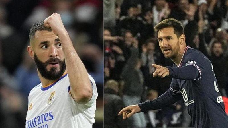 Lionel Messi and Karim Benzema