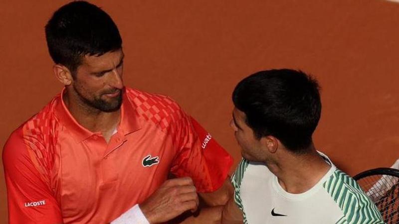 Novak Djokovic and Carlos Alcaraz