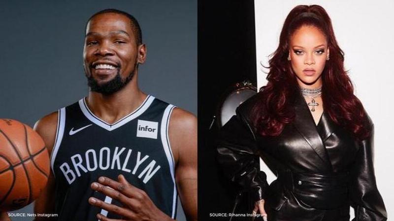 Rihanna and Kevin Durant