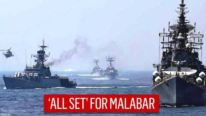 Quad 'all set' as first phase of 'Malabar Naval Exercise 2020' commences
