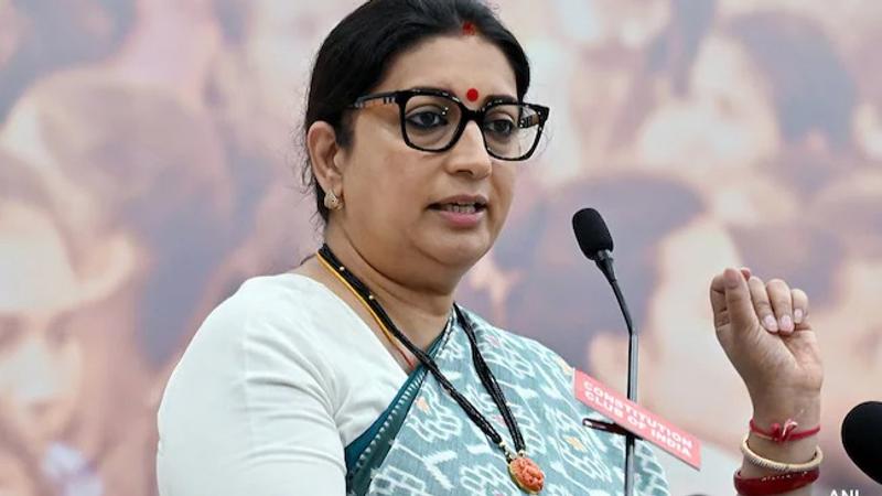 Union Minister Smriti Irani