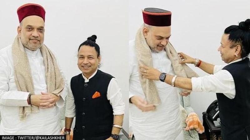 Kailash Kher, HM Amit Shah, Kailash Kher meets Amit Shah