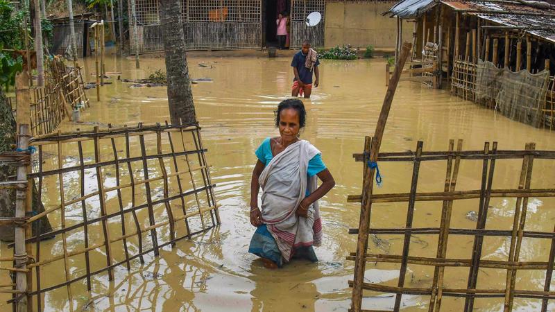 Assam Flood Situation Worsens: 3.5 Lakh People Spread Across 11 Districts Affected | Latest Updates