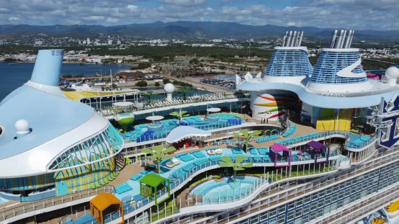 World’s largest cruise ship spotted in Puerto Rico ahead of big debut