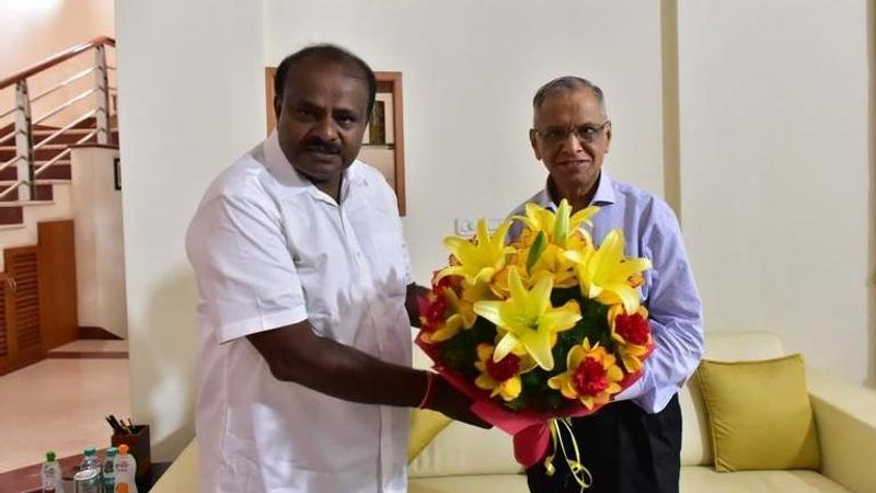 Karnataka CM Kumaraswamy recruits Infosys co-founder Narayana Murthy; receives big compliment