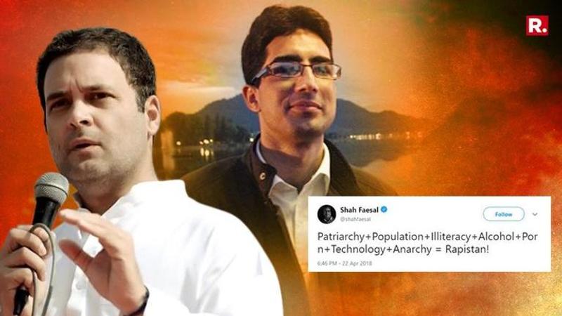 Rahul Gandhi backs IAS officer Shah Faesal over 'Rapistan' tweet controversy. Here's the Congress president's letter