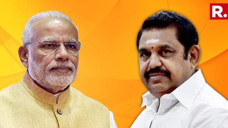 Tamil Nadu Chief Minister K Palaniswami meets Prime Minister Narendra Modi, submits 20-point memorandum of demands