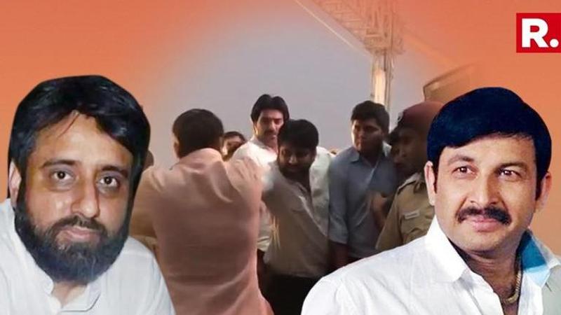 "I didn't push him": Amanatullah Khan explains his push on Manoj Tiwari who was 'obviously going to attack Delhi CM Kejriwal'