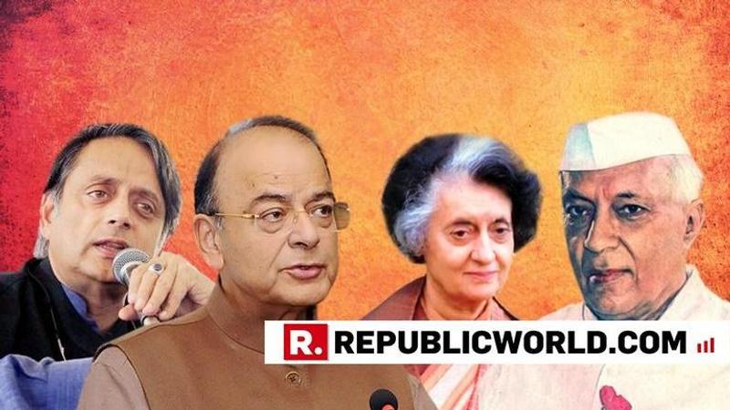 Shashi Tharoor and Arun Jaitley engage in a war of words over Jawaharlal Nehru-Indira Gandhi 'dynasty'. Read here