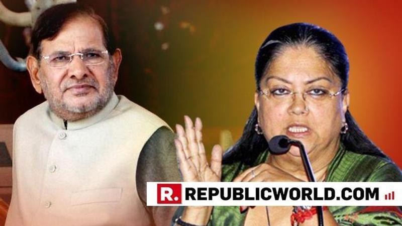 "I said it as a joke": Sharad Yadav on his 'sexist' comment against Rajasthan CM Vasundhara Raje