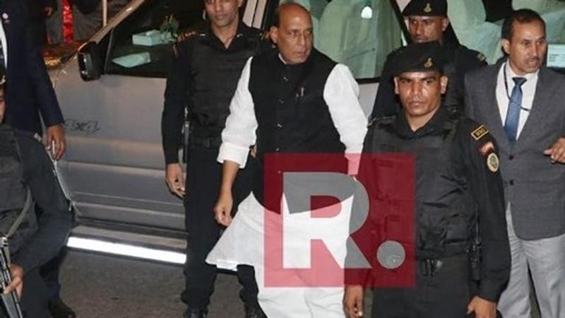 Home Minister Rajnath Singh, Maharashtra Chief Minister Devendra Fadnavis arrive for Isha Ambani-Anand Piramal wedding