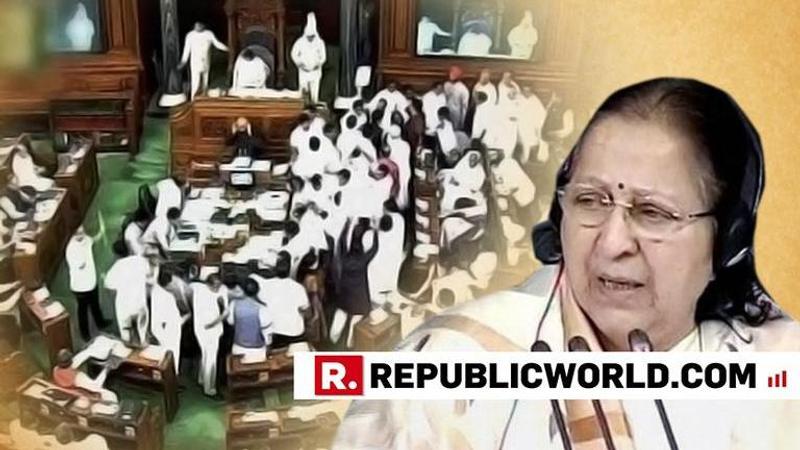 'Are we worse than school kids?': Lok Sabha speaker Sumitra Mahajan fumes over MPs disrupting Parliament sessions