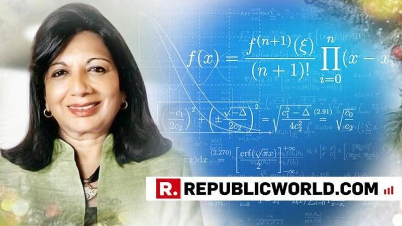 People are delighted at Kiran Mazumdar Shaw's Mathematical Christmas wish! Can you figure it out?