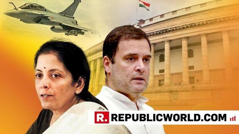 'Defence Minister lied in the parliament', alleges Rahul Gandhi after Nirmala Sitharaman corners him with facts