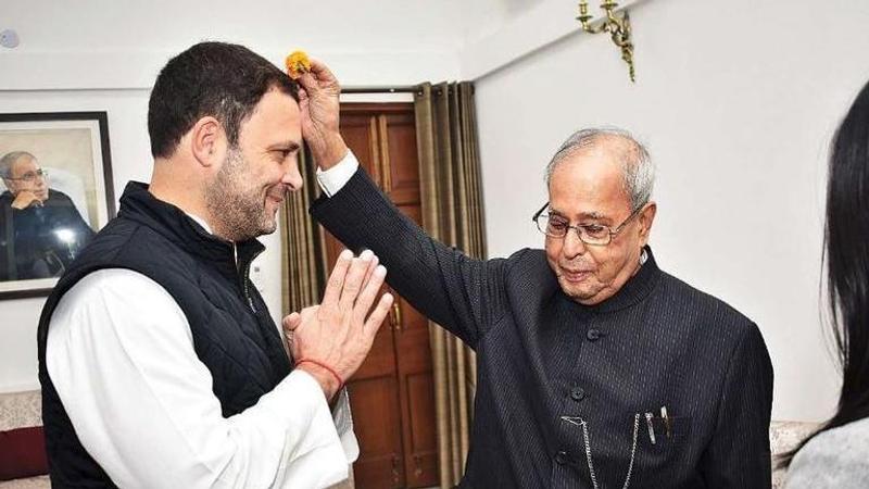 Congress takes great pride that contribution of one of our own has been honoured: Rahul Gandhi congratulates Pranab Mukherjee on Bharat Ratna