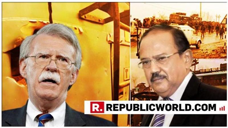 "Support India's right to self-defense": US NSA tells Indian counterpart Ajit Doval, expresses condolences on Pulwama terror attack