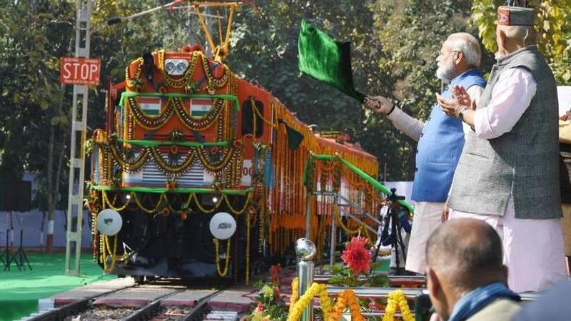 Indian Railways sets world record as PM Modi unveils first ever diesel to electric converted locomotive in Varanasi