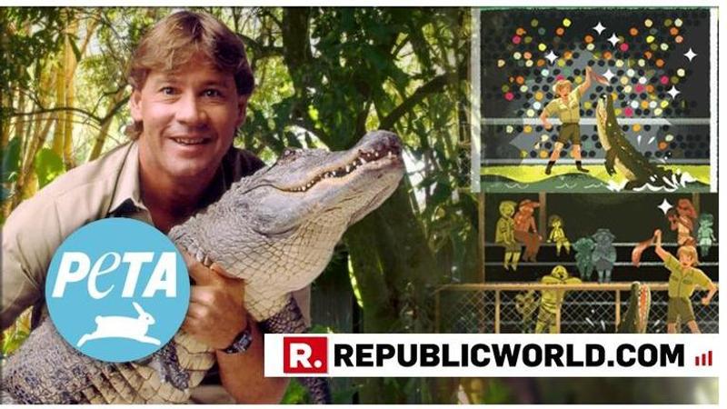 Animal rights organisation PETA slams the Google Doodle honouring Steve Irwin, netizens hit back