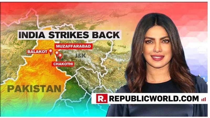 Priyanka Chopra salutes the Indian Armed Forces after IAF's blitz of Pakistan's terror bases, here's her message