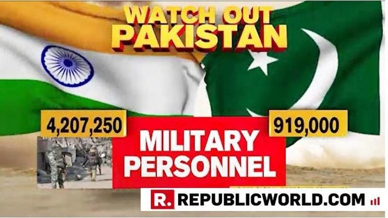 WATCH OUT PAKISTAN: Comparison of military strength and arsenal gives 4.2 million reasons why Pakistan should think twice before attacking India