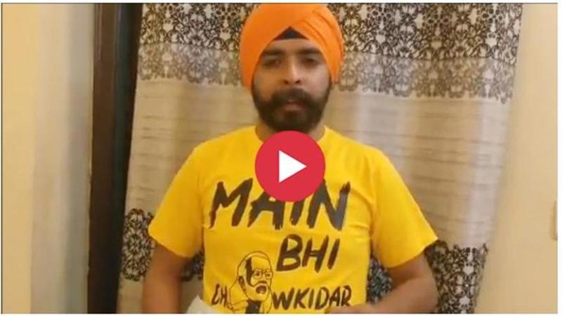 WATCH: Tajinder Bagga hits back at Priyanka Vadra over her 'BJP leaders busy in marketing t-shirts' comment; sends her one as a gift