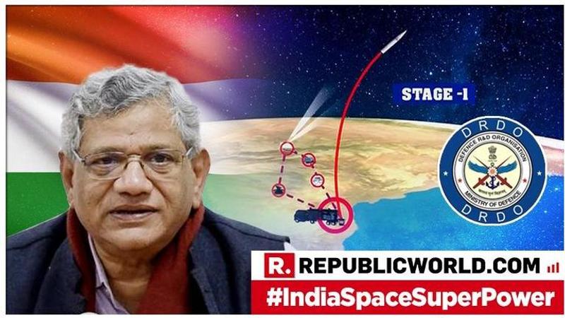 Sitaram Yechury files complaint with Election Commission after India's 'Mission Shakti' success. Here's the CPI(M) leader's letter