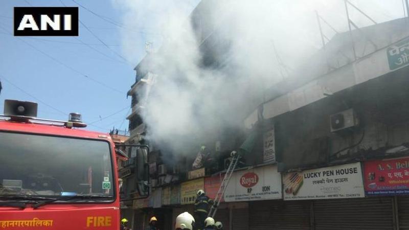 Fire breaks out at Mumbai's Crawford Market area. LIVE UPDATES here