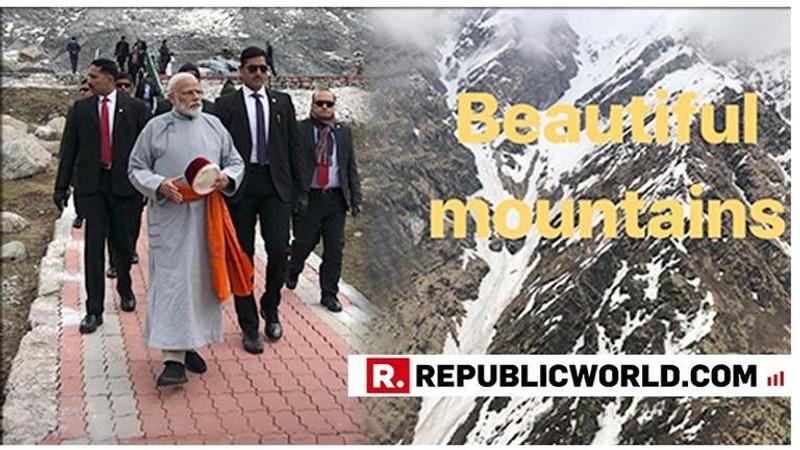 WATCH: On post-campaign Kedarnath visit, PM Modi's stunners from Uttarakhand embody 'calm before the storm'