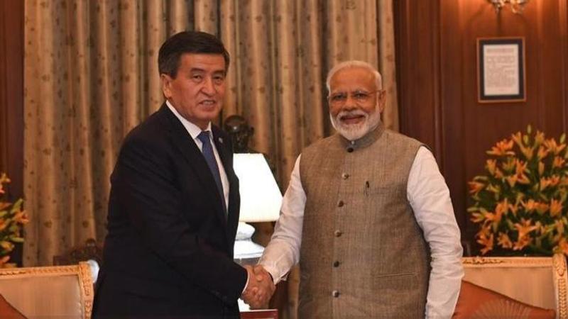 IN PICTURES | PM Narendra Modi conducts first bilateral engagement with President of Kyrgyzstan after taking oath as Prime Minister