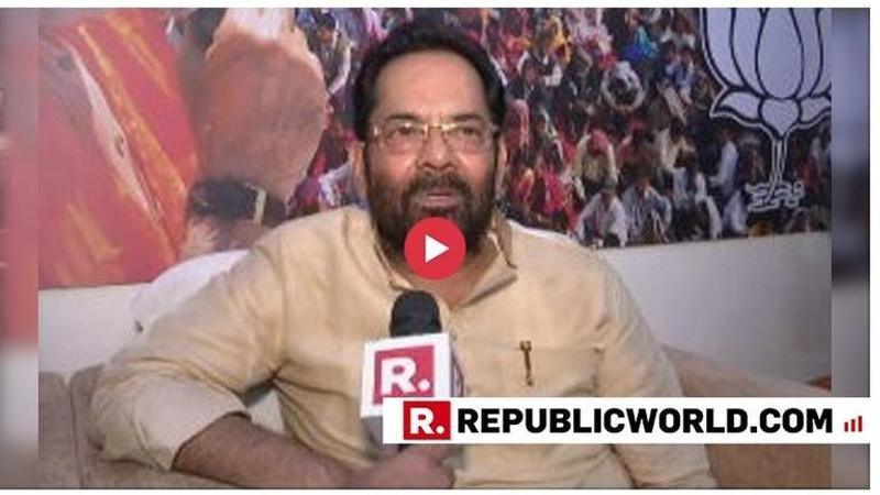 EXCLUSIVE: 'Whatever responsibility I get, I will do it with all dedication', says Mukhtar Abbas Naqvi minutes before the announcement of the designated portfolios to ministers in Modi Cabinet 2.0