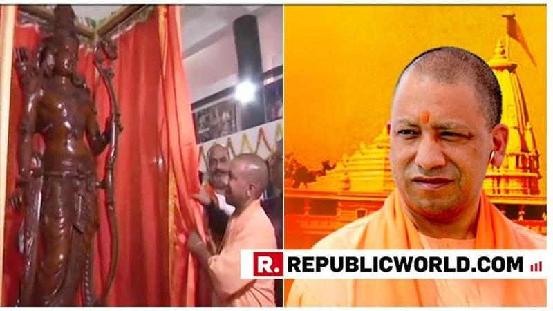 WATCH: 'PM Modi's re-election with majority and Prayagraj's grand Kumbh celebration the two major events of this year," says UP CM Yogi Adityanath unveiling 7-foot Ram statue in Ayodhya