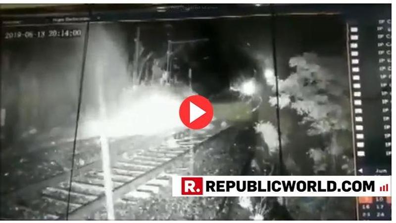 WATCH: Massive train accident averted on Mumbai-Pune Route as CCTV cameras installed in "ghat" proved useful